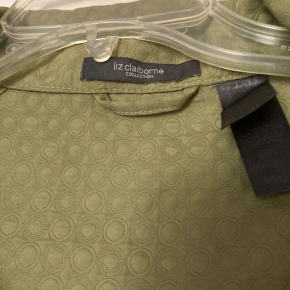 Liz Claiborne Collection Green Swing Jacket, size S - Picture 3 of 3